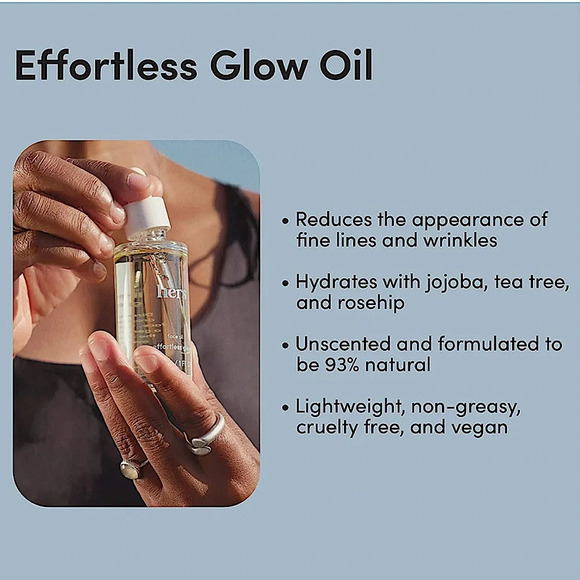Hers Effortless Glow Face Oil 1oz - Picture 3 of 3